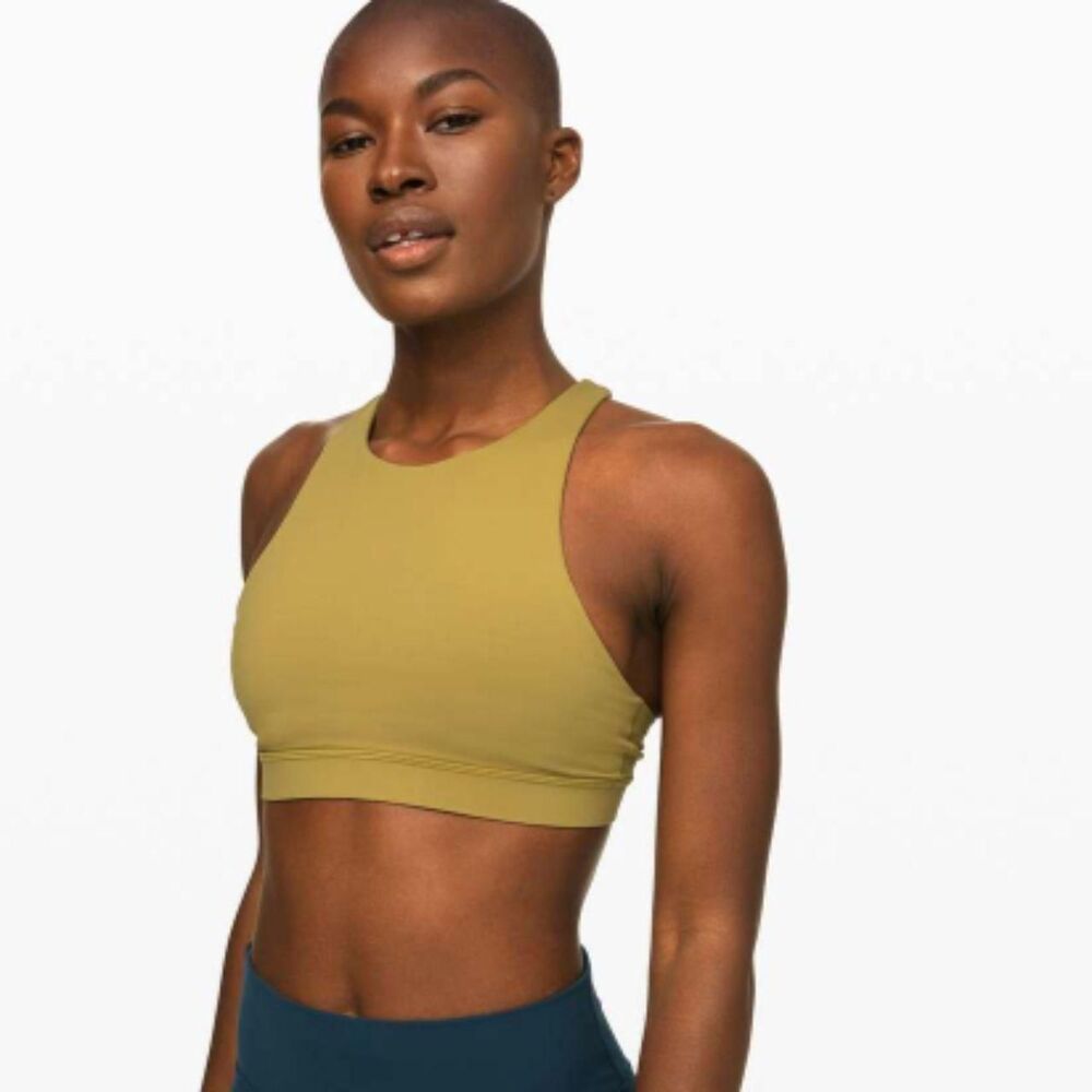 Lululemon Energy Bra *High Neck in Grape Leaf - Size 4